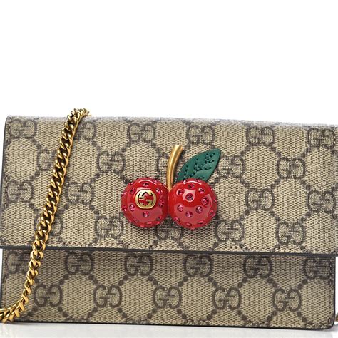 gucci mini cherry bag|Gucci pouch bag women's.